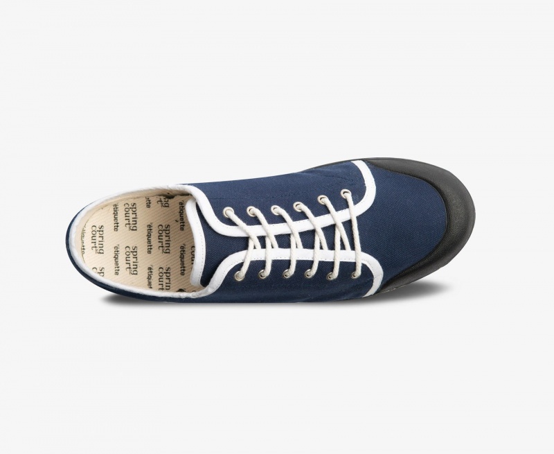 Basket Spring Court G2 L'etiquette Limited Edition Bleu Homme | DFJ-42033963